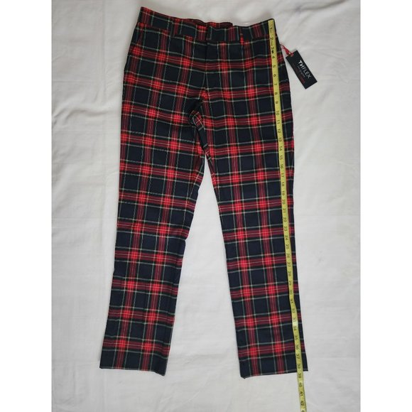 Tommy Hilfiger THELEX Tailored To Move Tribeca Plaid Skinny Pants 30WX30L NWT - Picture 13 of 13